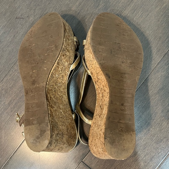 Kate Spade Platform Wedge Sandals Talanse - Size 7 - Picture 3 of 9